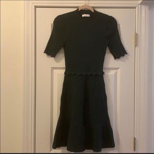 Sandro Green Knit Dress